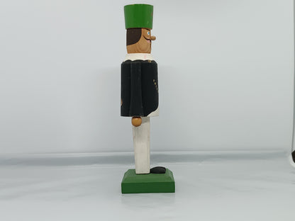 Vintage Wooden Erzgebirge Incense Smoker Miner Smoker Raucher 17 cm
