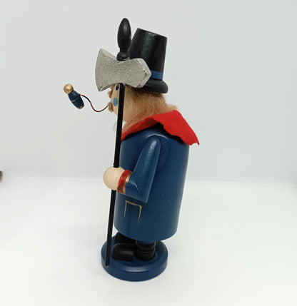 Vintage Wooden Erzgebirge Incense Smoker Night Watchman Smoker Raucher 8"