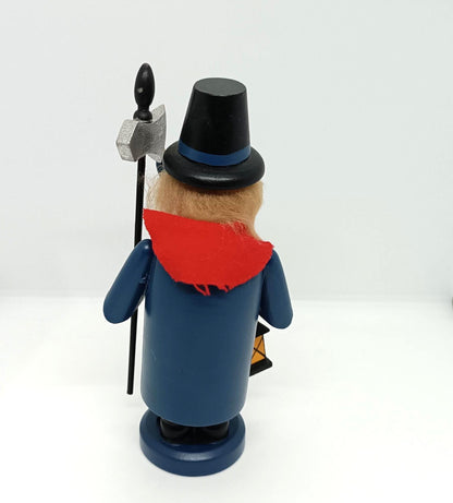 Vintage Wooden Erzgebirge Incense Smoker Night Watchman Smoker Raucher 8"