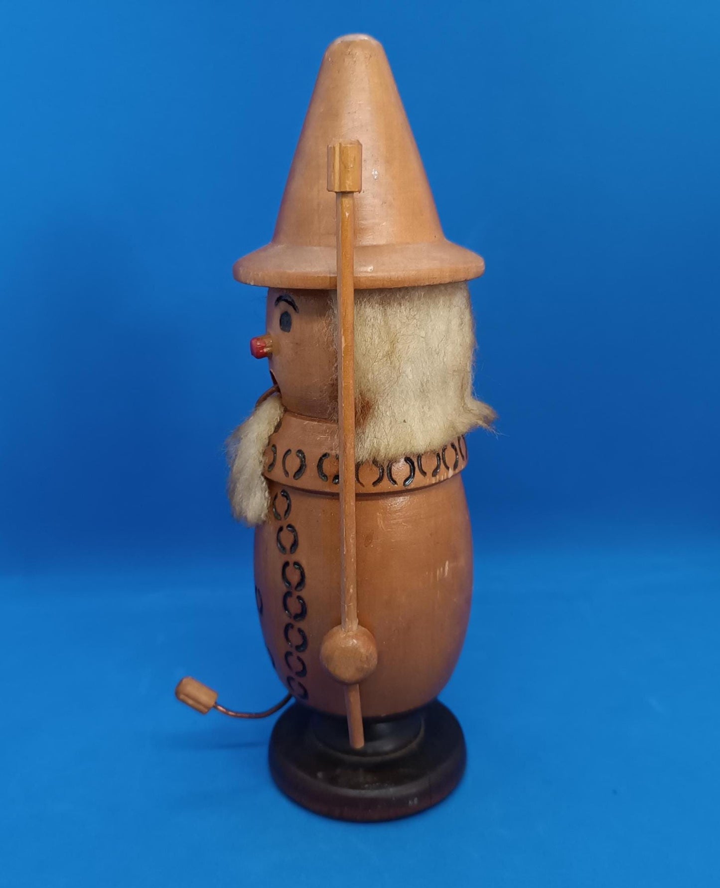 Vintage Wooden Erzgebirge Incense Smoker Raucher 8,5"