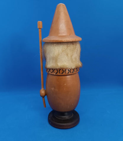 Vintage Wooden Erzgebirge Incense Smoker Raucher 8,5"