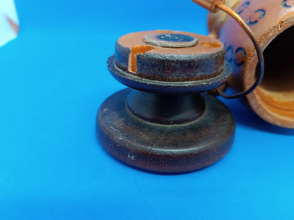 Vintage Wooden Erzgebirge Incense Smoker Raucher 8,5"