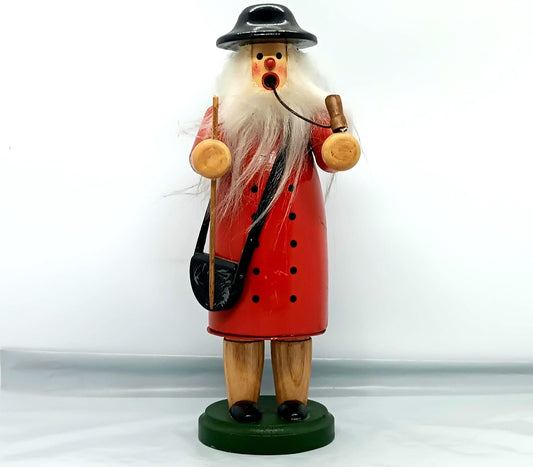 Vintage Wooden Erzgebirge Incense Smoker Shepherd Smoker Raucher 23 cm