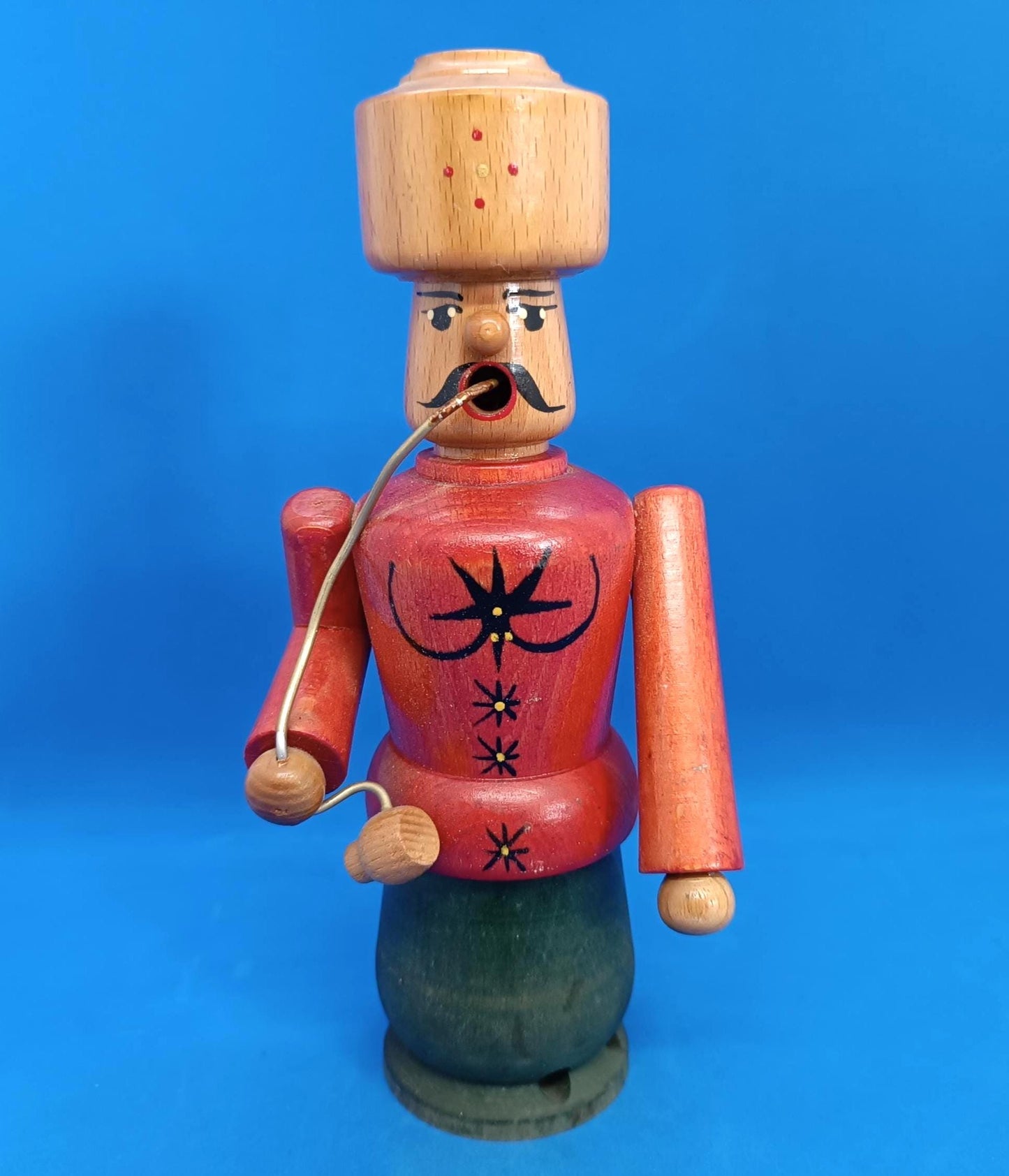Vintage Wooden Erzgebirge Incense Smoker Turkish Erzgebirge 7,5"