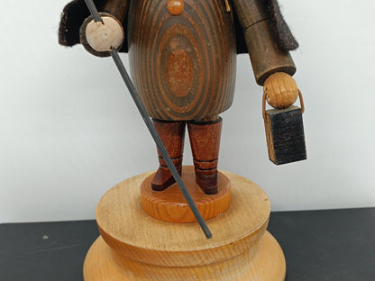 Vintage  Wooden Incense Holder Smoker Night Watchman Raucher 9.5" (etsy image id: 7121908262)