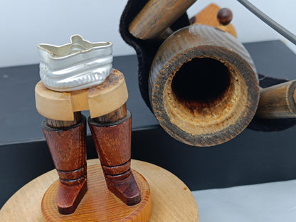 Vintage  Wooden Incense Holder Smoker Night Watchman Raucher 9.5" (etsy image id: 7121908258)