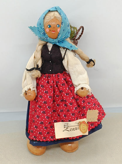 Vtg Original Resi Prosel handmade Doll 8 inches Germany __etsy:7803876371