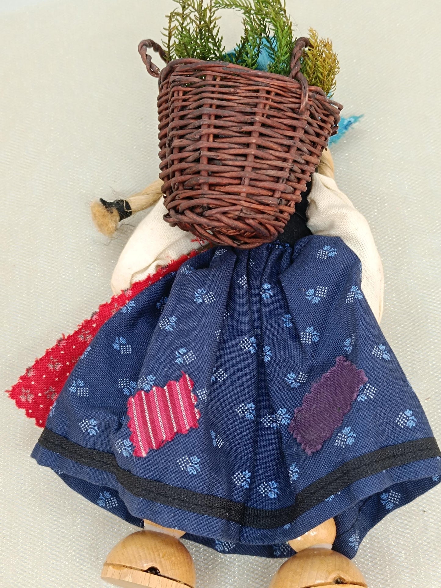 Vtg Original Resi Prosel handmade Doll 8 inches Germany __etsy:7755929244