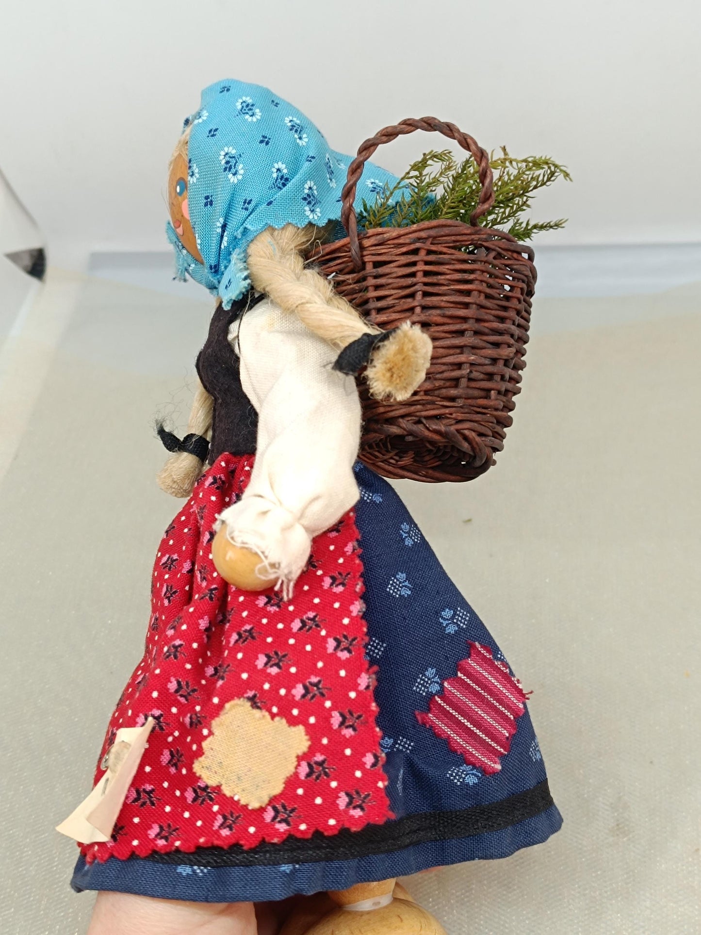 Vtg Original Resi Prosel handmade Doll 8 inches Germany __etsy:7803876815