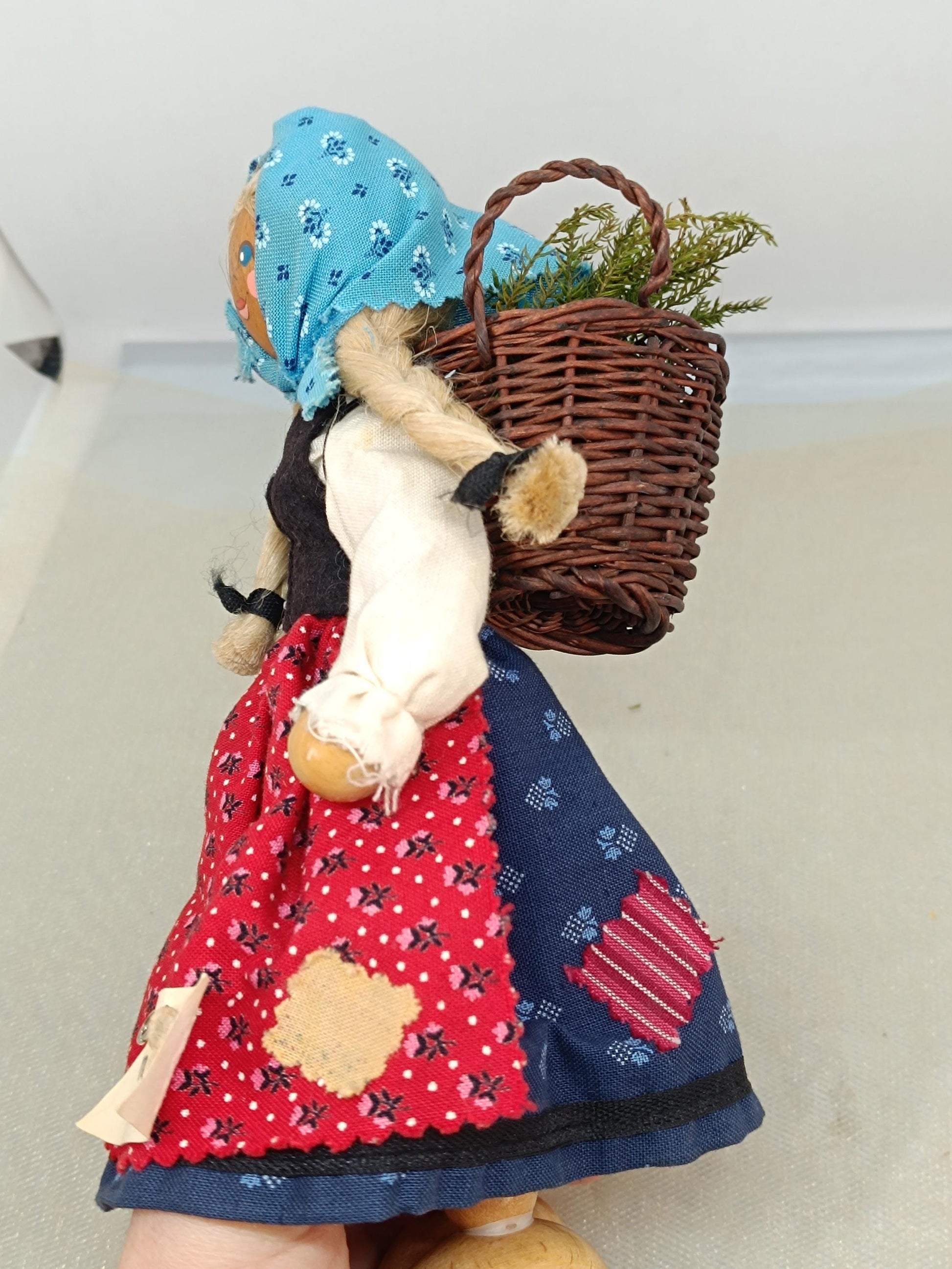 Vtg Original Resi Prosel handmade Doll 8 inches Germany __etsy:7803876815