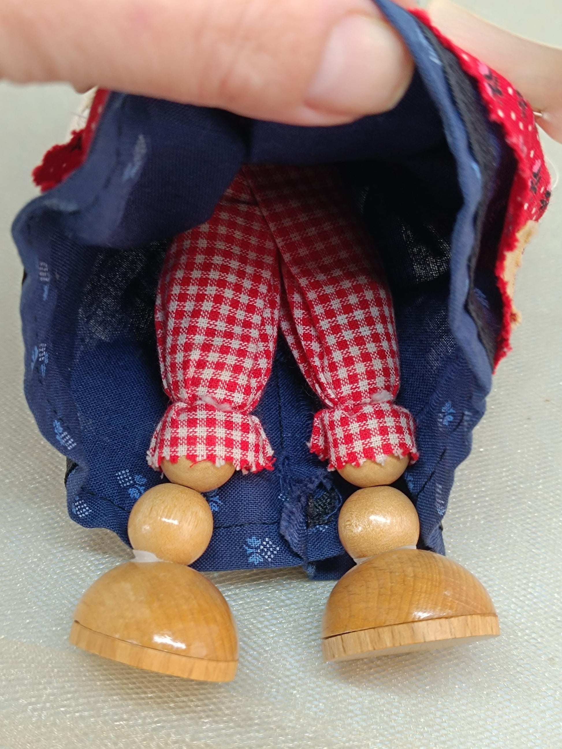Vtg Original Resi Prosel handmade Doll 8 inches Germany __etsy:7803876951