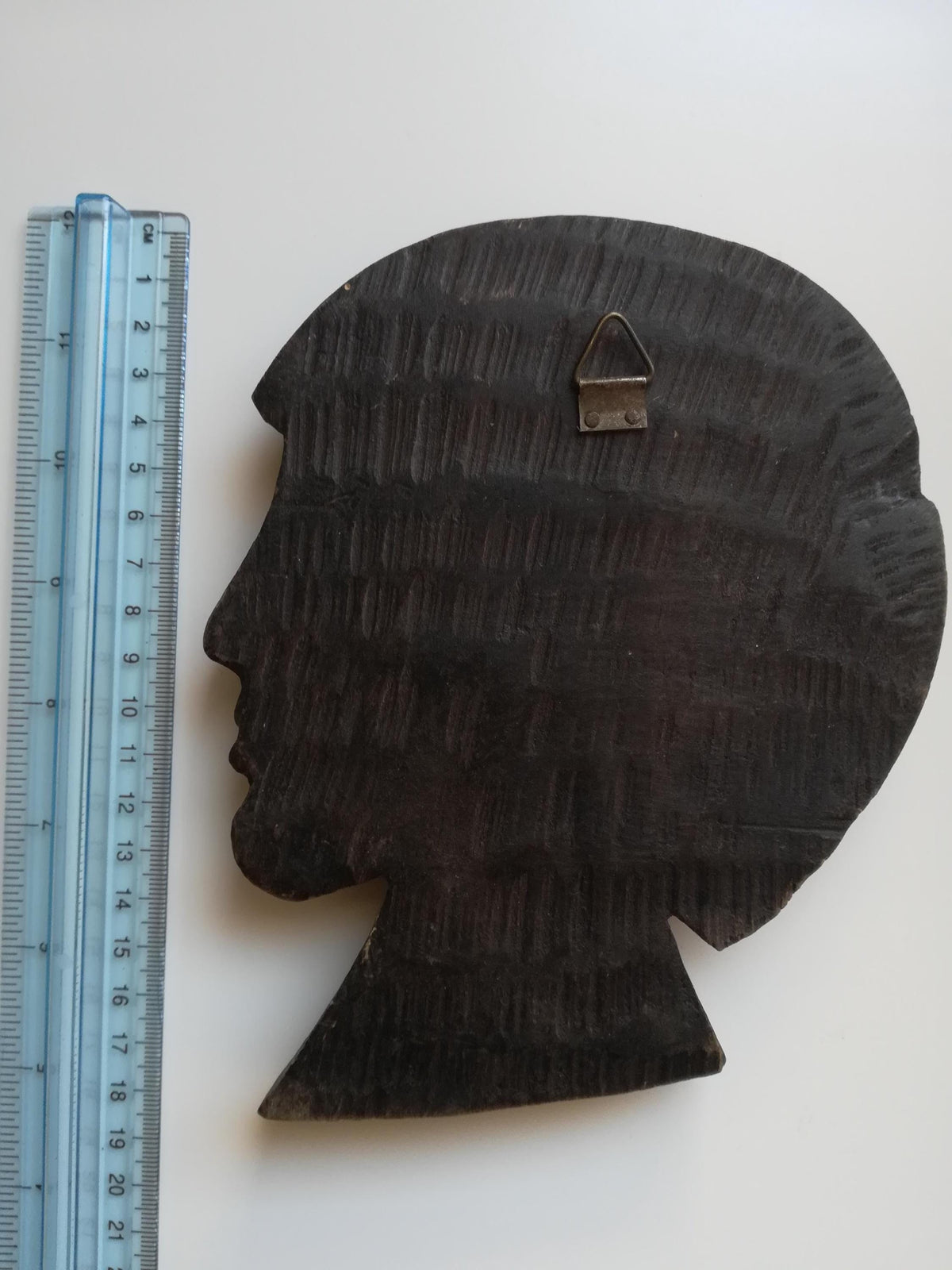 Wooden Souvenir for Wall Human Head