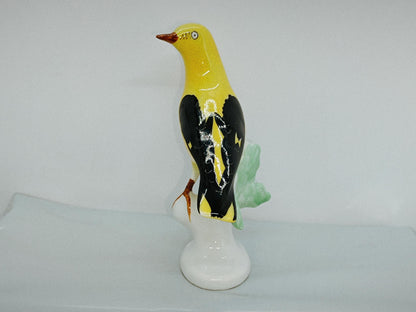 Vintage Romanian Porcelain Yellow Bird from 60's