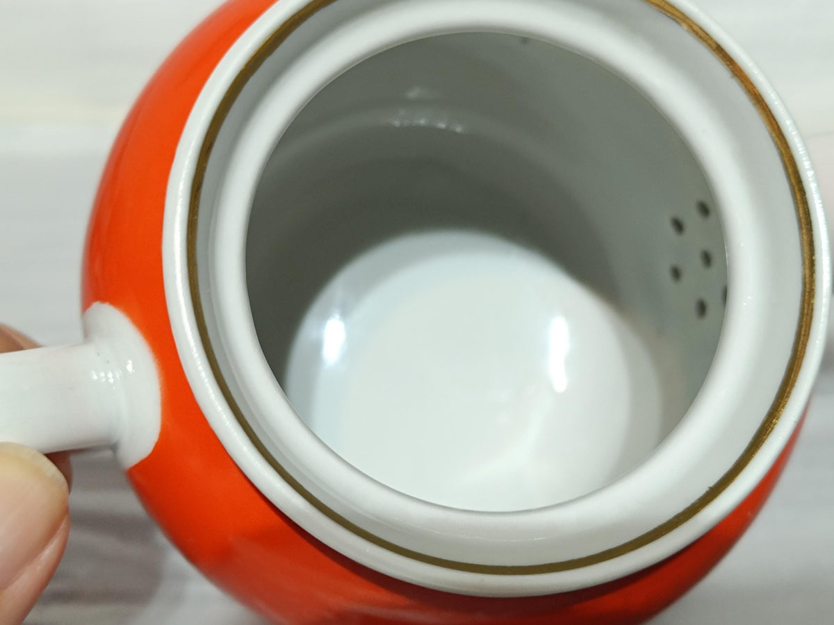 Vintage Soviet Druzhovka Teapot Goroshek Polka dot 600ml