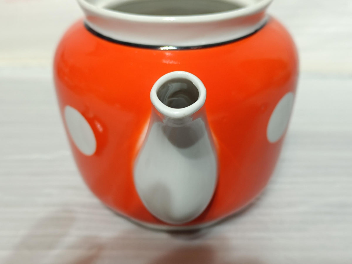 Vintage Soviet Druzhovka Teapot Goroshek Polka dot 600ml
