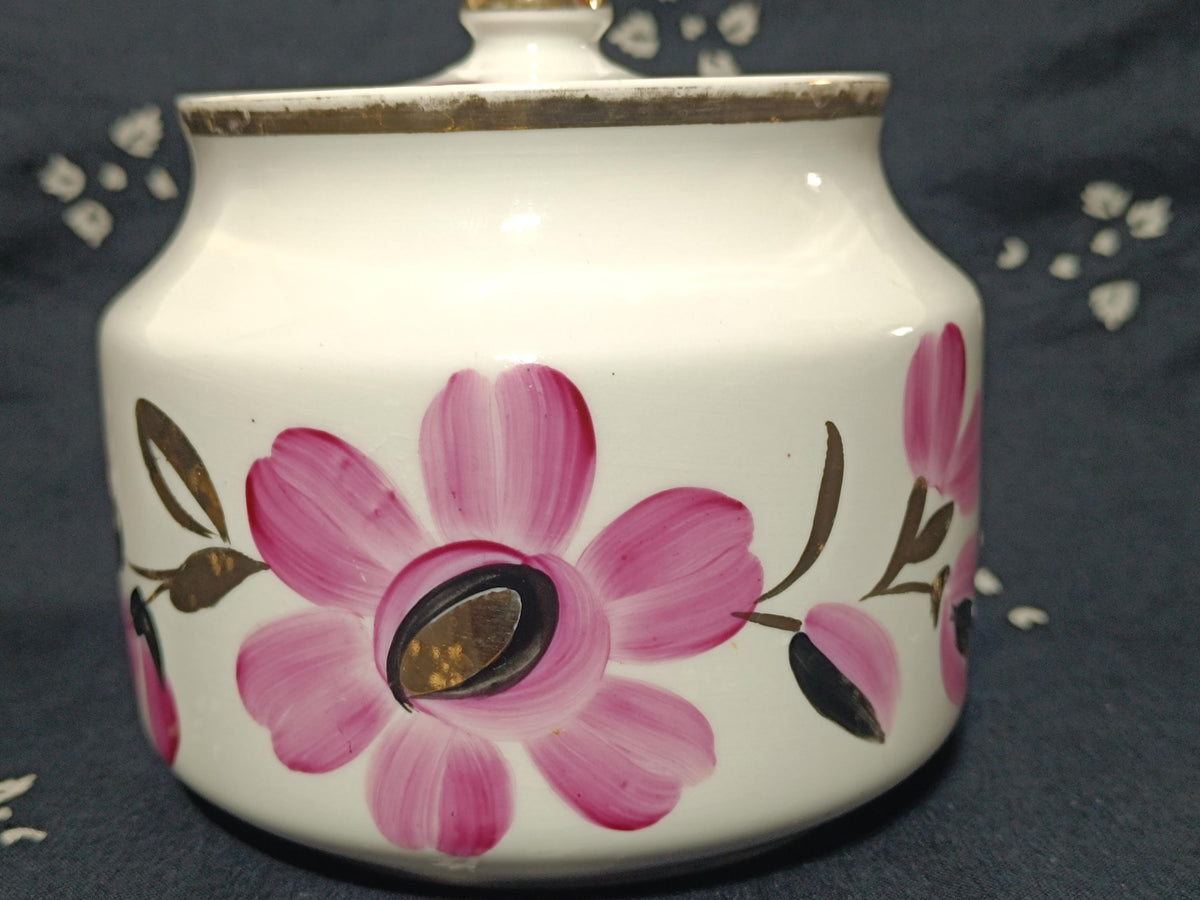 Vintage Russian Verbilki Tea Cup Teapot Sugarbowl Lid