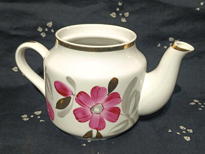 Vintage Russian Verbilki Tea Cup Teapot Sugarbowl Lid
