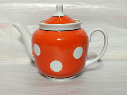 Vintage Soviet Druzhovka Teapot Goroshek Polka dot 600ml