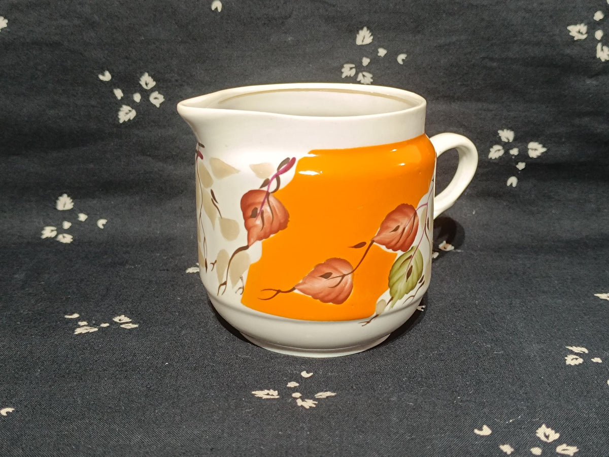 Vintage Russian Tea Cup Teapot Sugarbowl Autumn