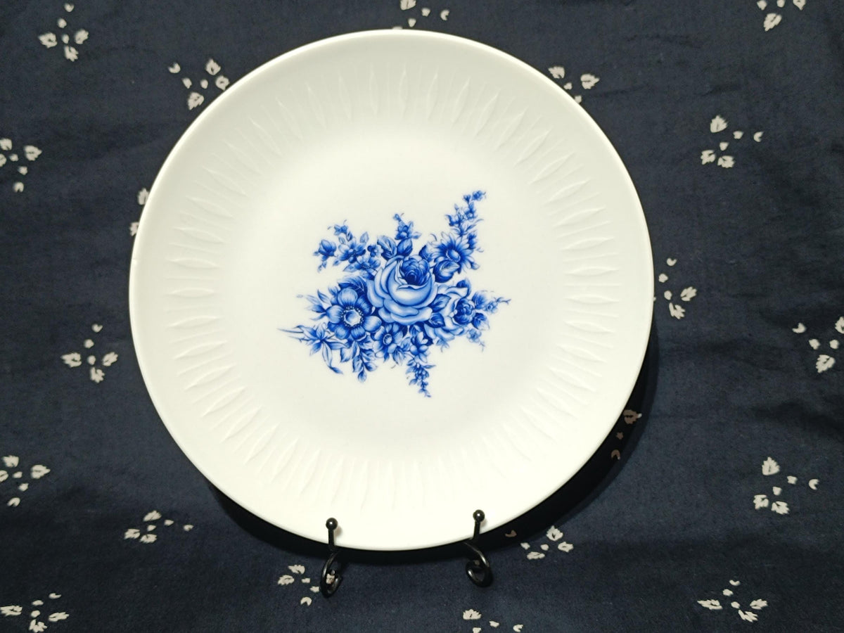 Vintage Coffe set and plates Scherzer Blue Rose