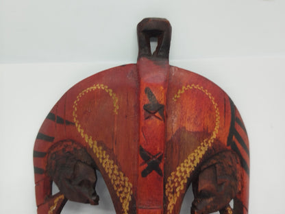 Wooden Jambo Kenya Mask