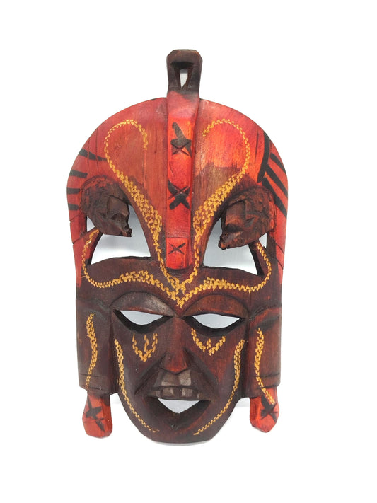 Wooden Jambo Kenya Mask
