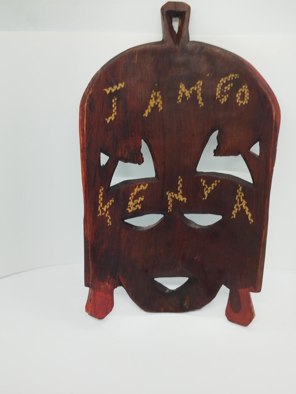 Wooden Jambo Kenya Mask