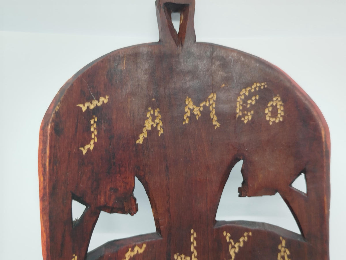 Wooden Jambo Kenya Mask