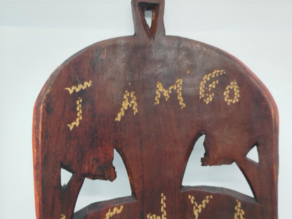 Wooden Jambo Kenya Mask