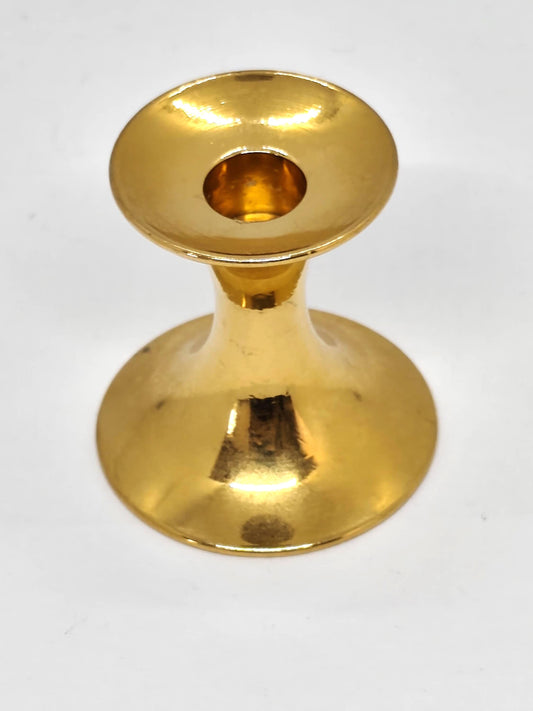 Vintage Candlestick BSF 24 carat gold plated