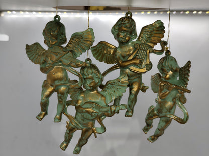 4 Angels Plastic Ornaments Decoration