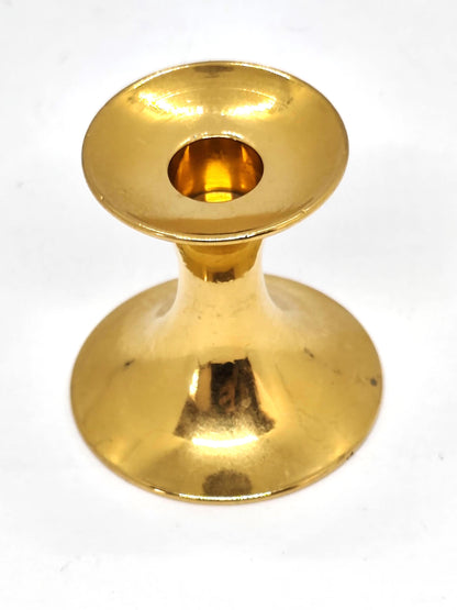 Vintage Candlestick BSF 24 carat gold plated