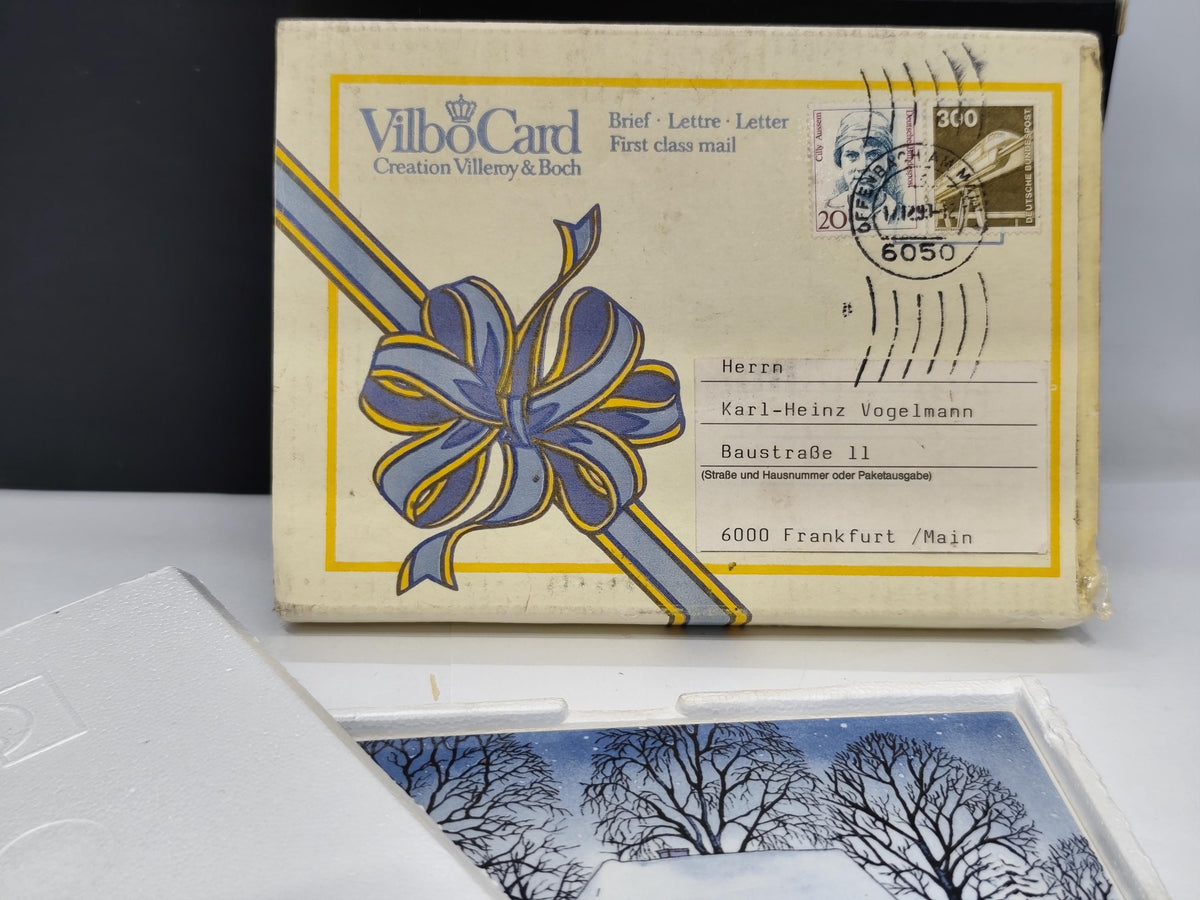 Villeroy & Boch Porcelain Creations Postcard Vilbo Card Winter