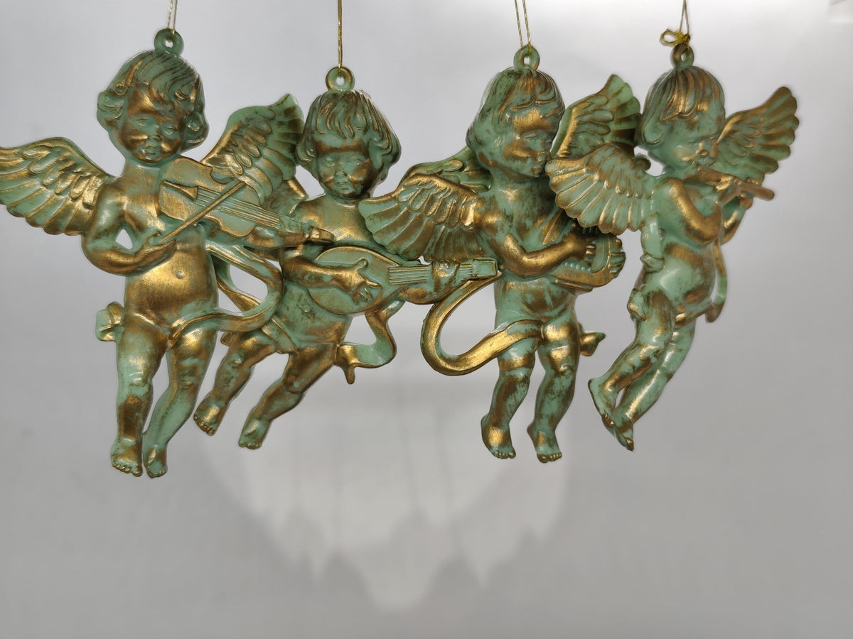 4 Angels Plastic Ornaments Decoration