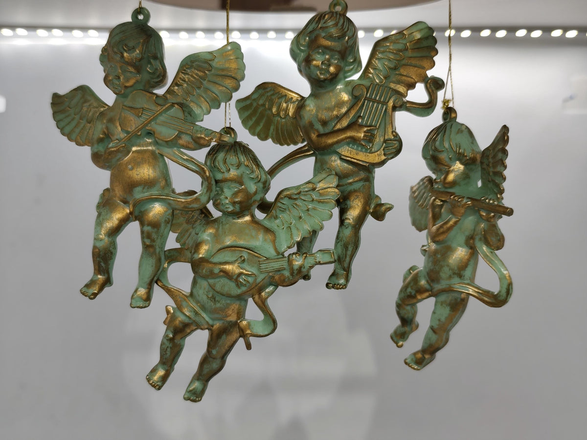 4 Angels Plastic Ornaments Decoration