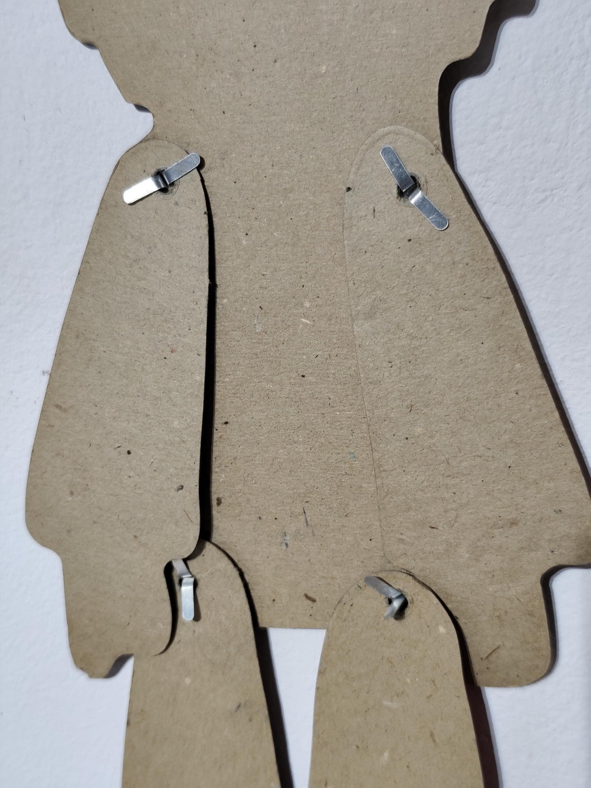 Vtg Cardboard Ornament jumping Jack Russian Folk 36 cm