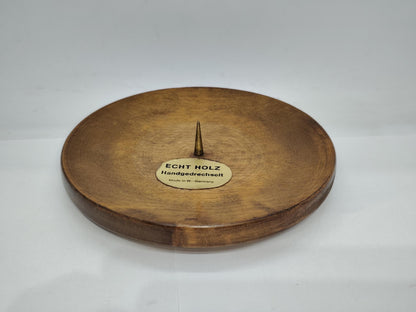 Vtg Wooden Candleholders West Germany