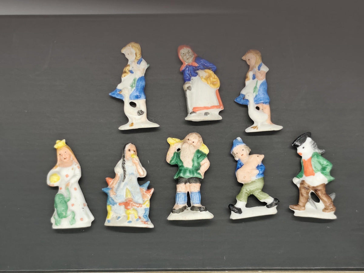 Antique Heroes from fairy tale Bisque Porcelain
