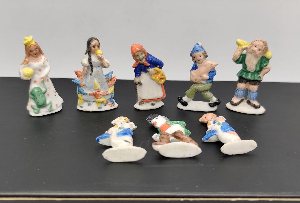 Antique Heroes from fairy tale Bisque Porcelain