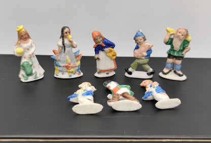 Antique Heroes from fairy tale Bisque Porcelain