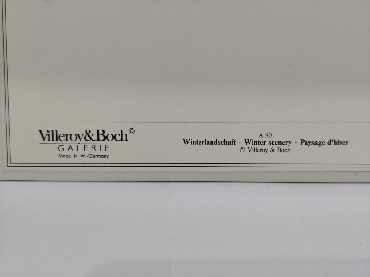 Villeroy & Boch Porcelain Creations Postcard Vilbo Card Winter