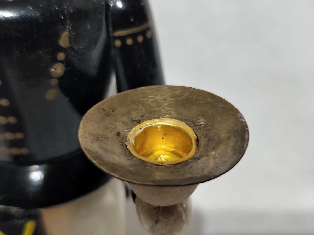 Vintage Erzgebirge Miner Candlestick 29 cm