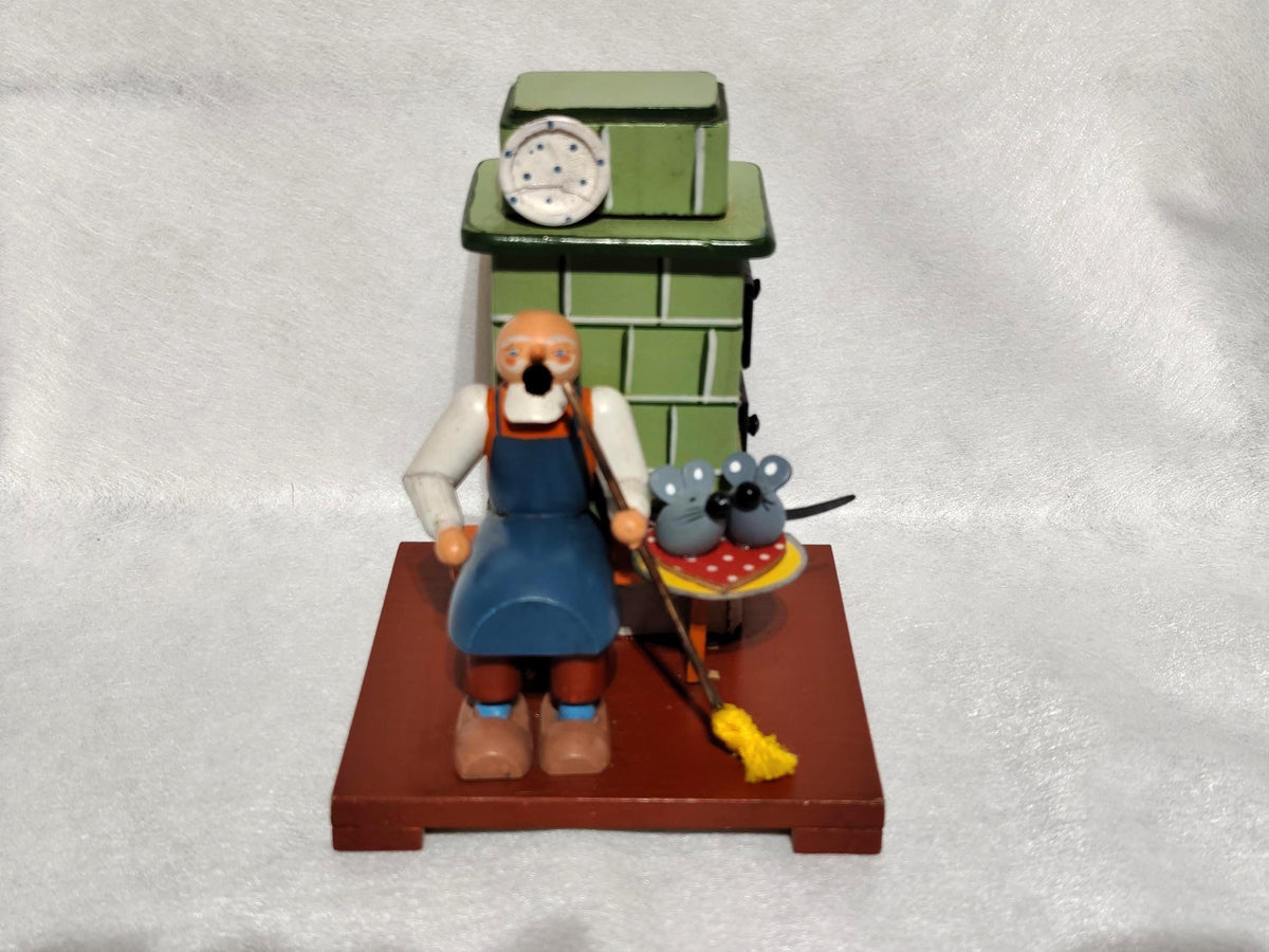 Vintage Incense Smoker Grandpa and the warm stove Refurbished