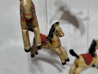 Vtg Mobile Carousel with Horses