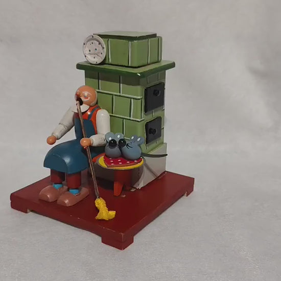 Vintage Incense Smoker Grandpa and the warm stove Refurbished